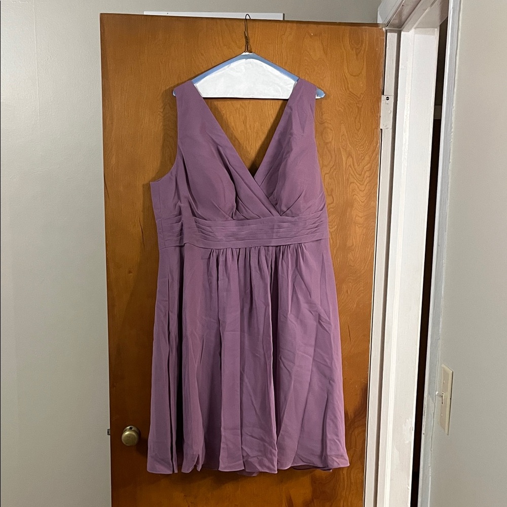 Azazie lavender short Dress